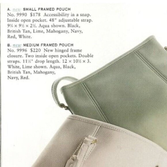 Coach Small Framed Pouch 9990 Vintage - Picture 13 of 13